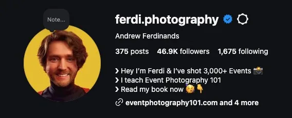 ferdi.photography Instagram profile: 46.9k followers, 375 posts